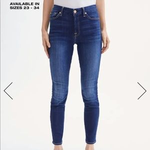 7 for all Mankind Bair ankle skinny: Dutchess wash